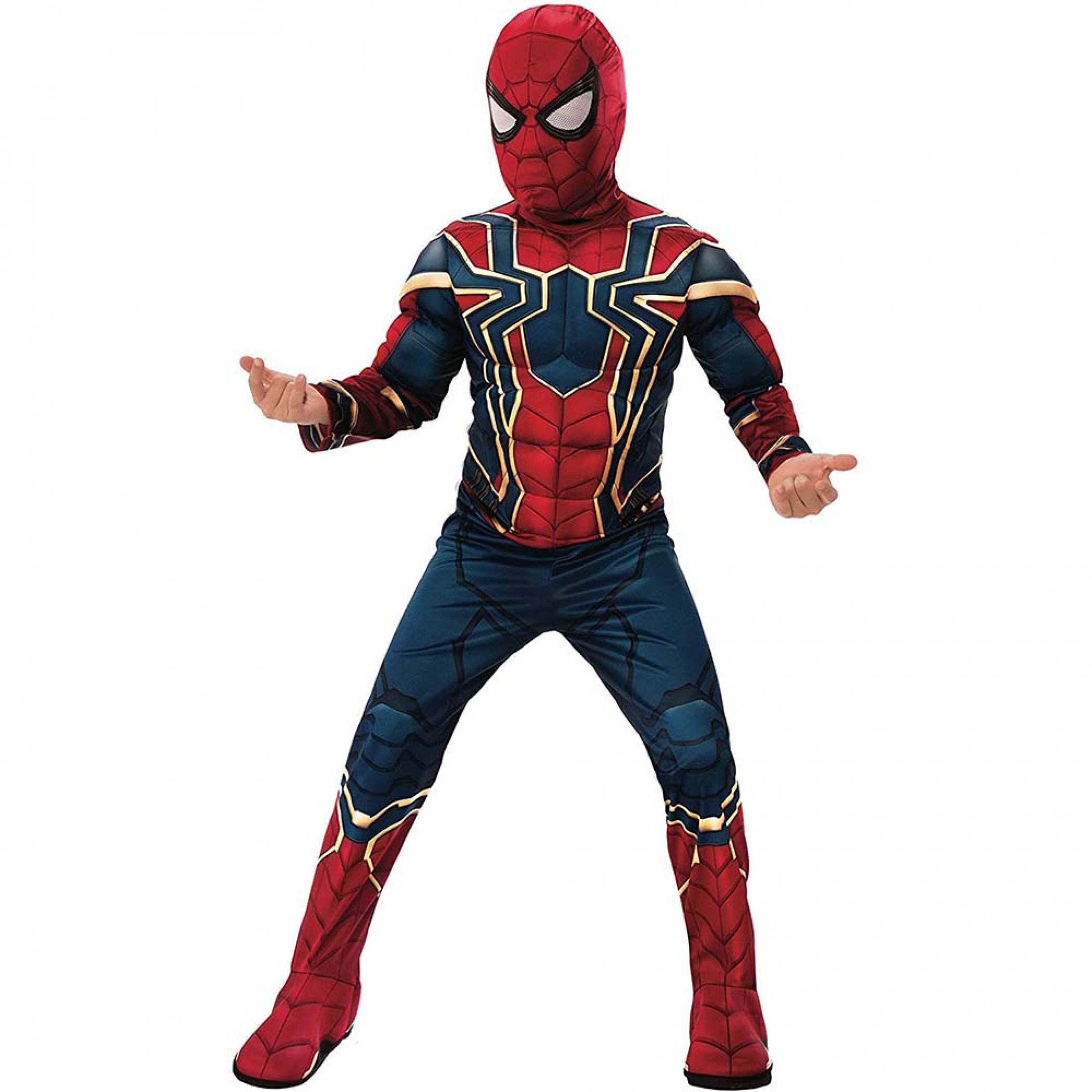 Marvel Comics Spider-Man Iron Spider Youth Deluxe Costume